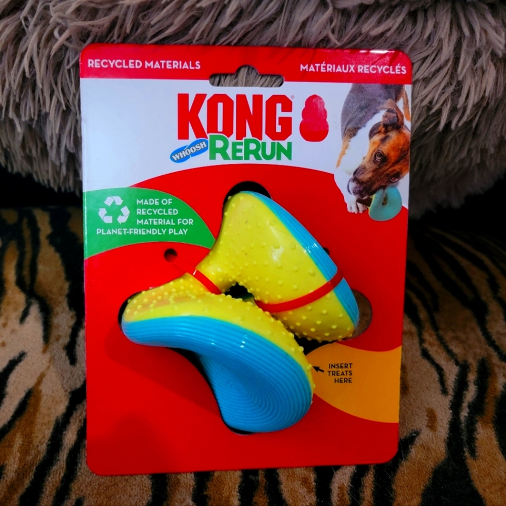 KONG Dog ReRun Treat Dispenser Dog Toy Sm/med Ea.